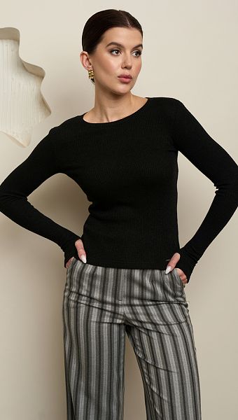 Фото top-bazovyj-cernyj-02 товару Топ базовий чорний0