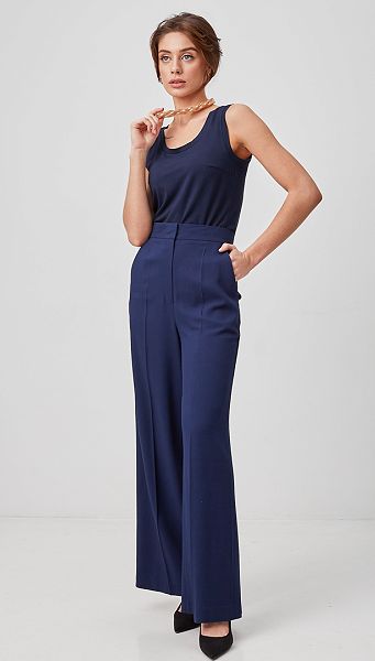 Фото top-bazovyj-sinij-01 товару Топ базовий синій