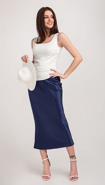 Фото top-na-sirokih-bretelah-molocnyj-01 товару Топ на широких бретелях молочний