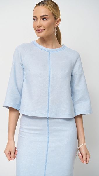 Фото top-s-bahromoj-goluboj-01 товара Топ с бахромой голубой0 Фото top-s-bahromoj-goluboj-01 товара Топ с бахромой голубой0