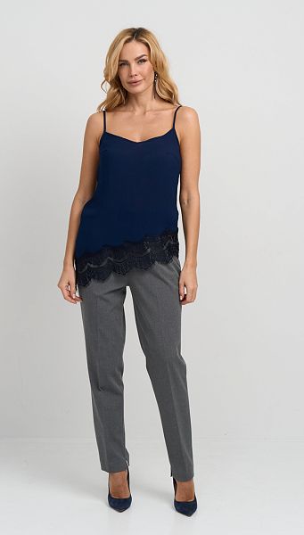 Фото top-s-kruzevom-sinij-01 товару Топ з мереживом синій