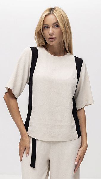 Фото top-zenskij-len-s-vstavkami-02 товару Топ жіночий льон з вставками0