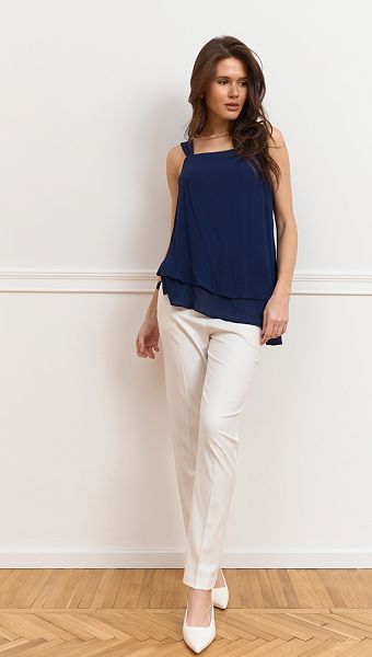 Фото top-zenskij-na-bretelah-sinij-4 товару Топ жіночий на бретелях синій0