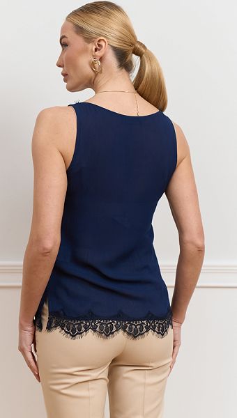 Фото top-zenskij-s-kruzevom-sinij-03 товару Топ жіночий з мереживом синій0