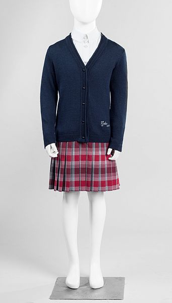 Фото trikotaznaa-kofta-dla-devocki-sinaa-01 товару Трикотажна кофта для дівчинки синя