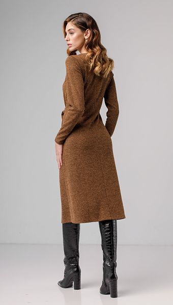 Фото trikotaznoe-plate-midi-s-poasom-06 товара Трикотажное платье миди с поясом0