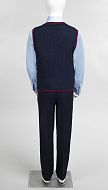 Фото trikotaznyj-zilet-sinij-s-krasnym-kantom-02 товару Трикотажний жилет синій з червоним кантом0 Фото trikotaznyj-zilet-sinij-s-krasnym-kantom-02 товару Трикотажний жилет синій з червоним кантом0