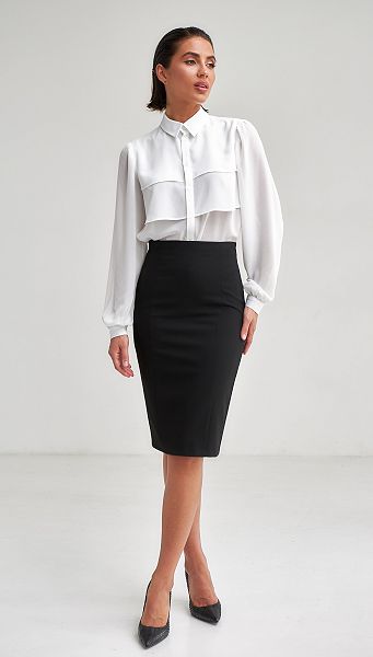 Фото ubka-bazovaa-cernaa-01 товару Спідниця базова чорна Фото ubka-bazovaa-cernaa-01 товару Спідниця базова чорна