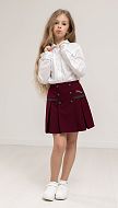 Фото ubka-dla-devocki-dvubortnaa-s-otdelkoj-1 товару Спідниця для дівчинки двобортна з оздобленням1