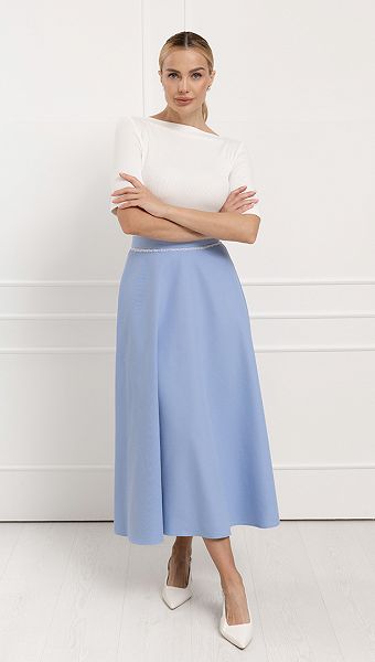 Фото ubka-dzinsovaa-golubaa-3 товара Юбка джинсовая голубая0