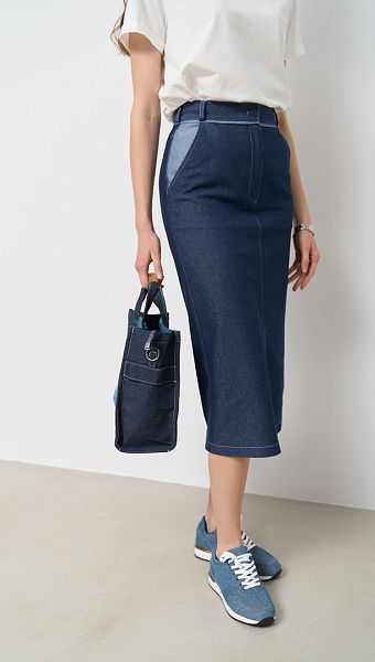 Фото ubka-dzinsovaa-pramaa-midi-03 товару Спідниця джинсова пряма міді0