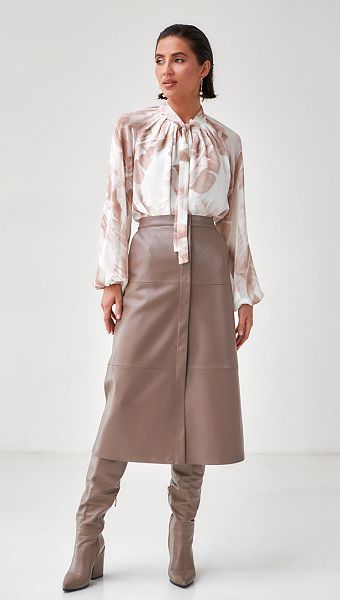 Фото ubka-iz-ekokozi-midi-kapucino-01 товару Спідниця з екошкіри міді капучіно0 Фото ubka-iz-ekokozi-midi-kapucino-01 товару Спідниця з екошкіри міді капучіно0