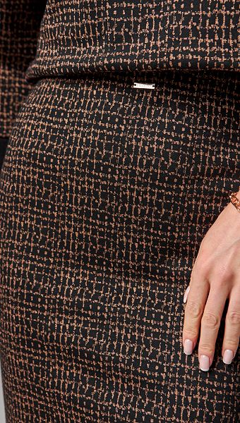 Фото ubka-karandas-bronzovyj-print-04 товару Спідниця олівець бронзовий принт0