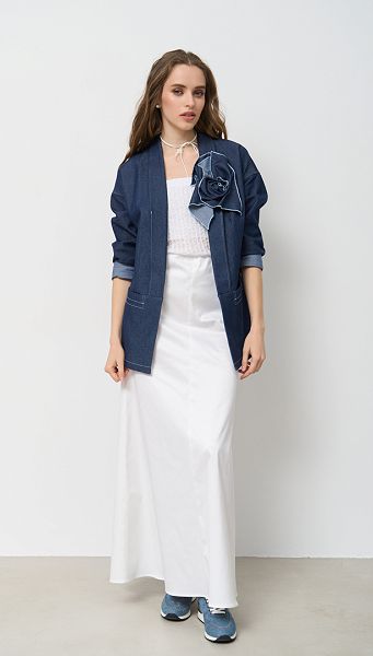 Фото ubka-maksi-belaa-01 товару Спідниця максі біла