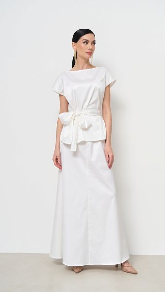 Фото ubka-maksi-belaa-03 товару Спідниця максі біла0