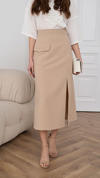 Фото ubka-midi-s-razrezom-bezevaa-03 товара Юбка миди с разрезом бежевая0 Фото ubka-midi-s-razrezom-bezevaa-03 товара Юбка миди с разрезом бежевая0