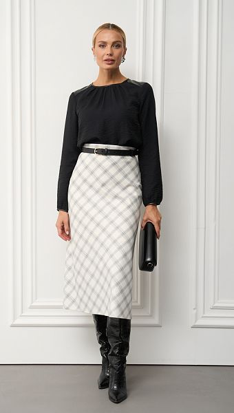 Фото ubka-trapecia-molocnaa-v-kletocku-4 товару Спідниця трапеція молочна в клітинку0 Фото ubka-trapecia-molocnaa-v-kletocku-4 товару Спідниця трапеція молочна в клітинку0