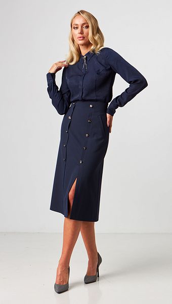 Фото ubka-trapecia-s-pugovicami-01 товара Юбка трапеция с пуговицами1