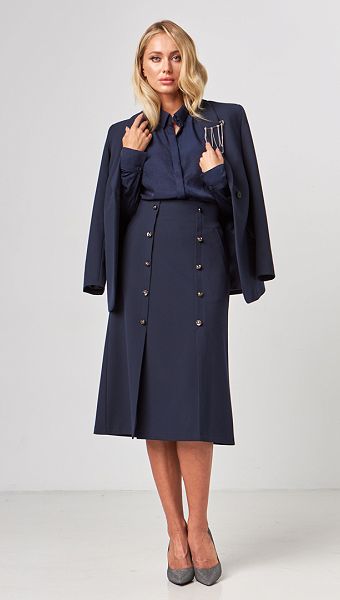 Фото ubka-trapecia-s-pugovicami-02 товара Юбка трапеция с пуговицами1