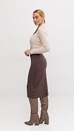 Фото ubka-trikotaznaa-sokoladnaa-05 товару Спідниця трикотажна шоколадна0