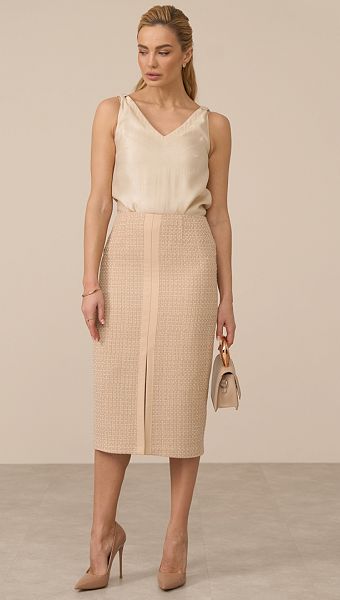 Фото ubka-tvidovaa-bezevaa-04 товару Спідниця твідова бежева0