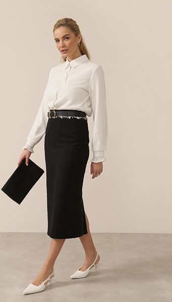 Фото ubka-tvidovaa-cernaa-01 товару Спідниця твідова чорна