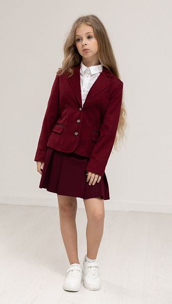 Фото zaket-dla-devocki-s-otdelkoj-1 товару Жакет для дівчинки з оздобленням1