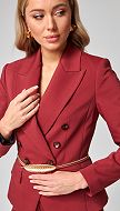 Фото zaket-dvuhbortnyj-terrakotovyj-03 товару Жакет двобортний теракотовий0