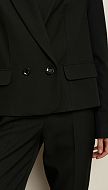 Фото zaket-dvuhbortnyj-ukorocennyj-cernyj-04 товару Жакет двобортний вкорочений чорний0