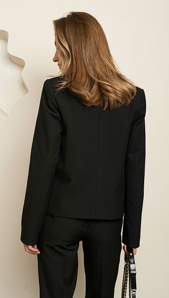 Фото zaket-dvuhbortnyj-ukorocennyj-cernyj-06 товару Жакет двобортний вкорочений чорний0 Фото zaket-dvuhbortnyj-ukorocennyj-cernyj-06 товару Жакет двобортний вкорочений чорний0