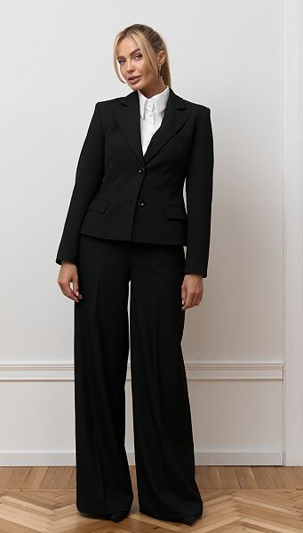 Фото zaket-klassiceskij-cernyj-01 товару Жакет класичний чорний