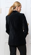 Фото zaket-zenskij-barhatnyj-cernyj-03 товара Жакет женский бархатный черный0
