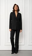 Фото zaket-zenskij-bazovyj-cernyj-1 товара Жакет женский базовый чёрный0