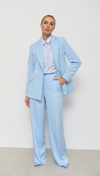 Фото zaket-zenskij-dvubortnyj-goluboj-04 товару Жакет жіночий двобортний блакитний0