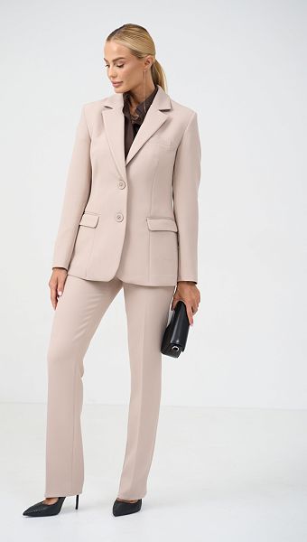 Фото zaket-zenskij-klassiceskij-bezevyj-04 товару Жакет жіночий класичний бежевий0