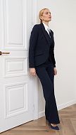 Фото zaket-zenskij-klassiceskij-sinij-8 товара Жакет женский классический синий1