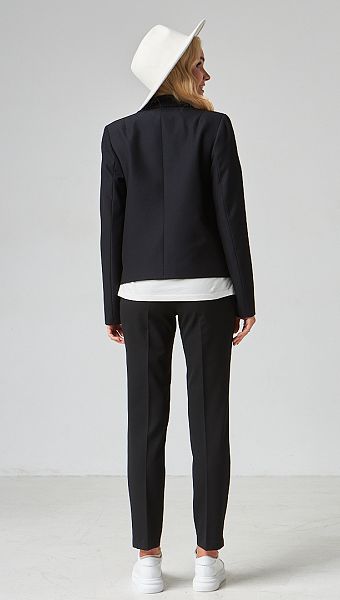 Фото zaket-zenskij-korotkij-cernyj-05 товара Жакет женский короткий чёрный0