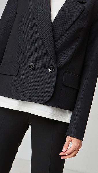 Фото zaket-zenskij-korotkij-cernyj-07 товара Жакет женский короткий чёрный0