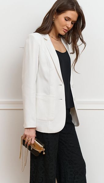 Фото zaket-zenskij-len-molocnyj-02 товара Жакет женский лен молочный0