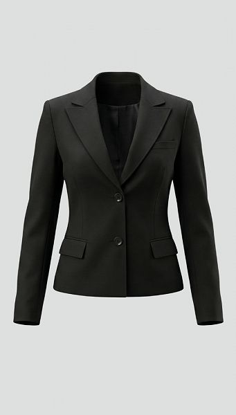 Фото zaket-zenskij-odnobortnyj-cernyj-01 товару Жакет жіночий однобортний чорний