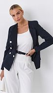 Фото zaket-zenskij-sinij-v-tocku-1 товару Жакет жіночий синій в крапку0 Фото zaket-zenskij-sinij-v-tocku-1 товару Жакет жіночий синій в крапку0