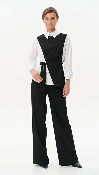 Фото zilet-asimmetricnyj-s-remnami-cernyj-02 товара Жилет асимметричный с ремнями черный0 Фото zilet-asimmetricnyj-s-remnami-cernyj-02 товара Жилет асимметричный с ремнями черный0