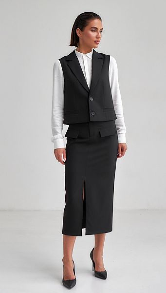 Фото zilet-zenskij-pramoj-cernyj-01 товару Жилет жіночий прямий чорний Фото zilet-zenskij-pramoj-cernyj-01 товару Жилет жіночий прямий чорний