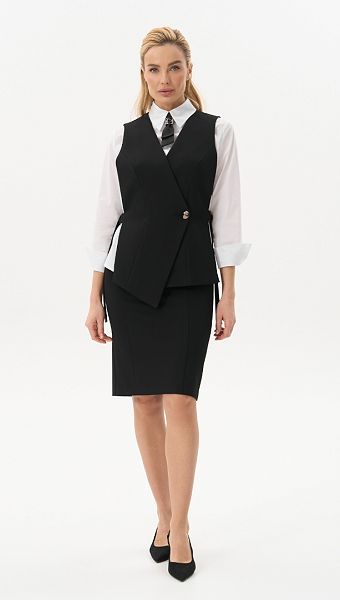 Фото zilet-zenskij-s-reguliruemymi-remnami-cernyj-01 товару Жилет жіночий із регульованими пасками чорний0