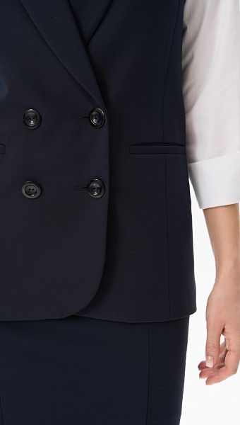 Фото zilet-zenskij-udlinennyj-sinij-05 товара Жилет женский удлиненный синий0