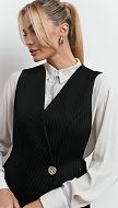 Фото zilet-zenskij-v-polosku-cernyj-03 товару Жилет жіночий в смужку чорний0 Фото zilet-zenskij-v-polosku-cernyj-03 товару Жилет жіночий в смужку чорний0