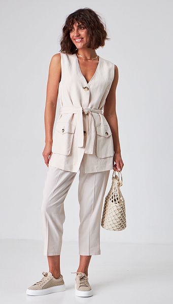 Фото zilet-zenskij-v-stile-safari-11 товара Жилет женский в стиле сафари